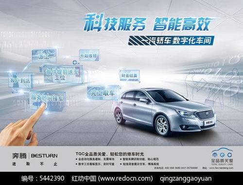 数字科技赋能一汽奔腾 免费PSD广告模板素材下载攻略